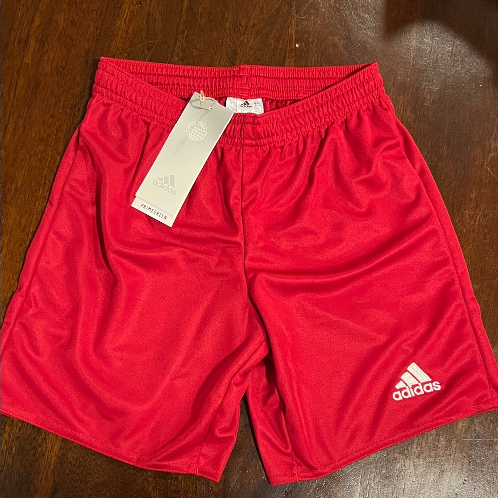 Boy’s Adidas Red Athletic Shorts